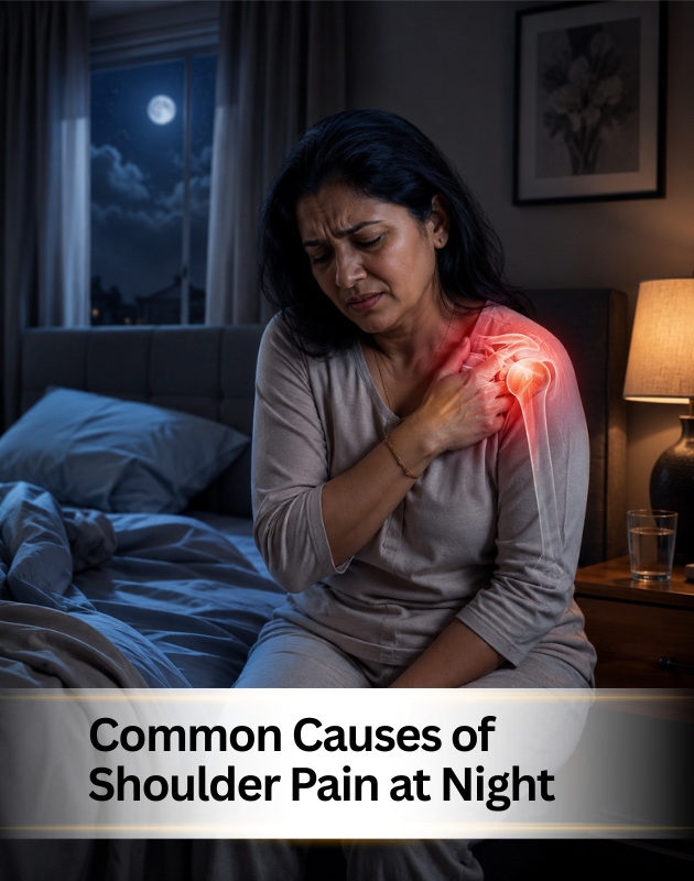 COMMON CAUSES OF SHOULDER PAIN AT NIGHT